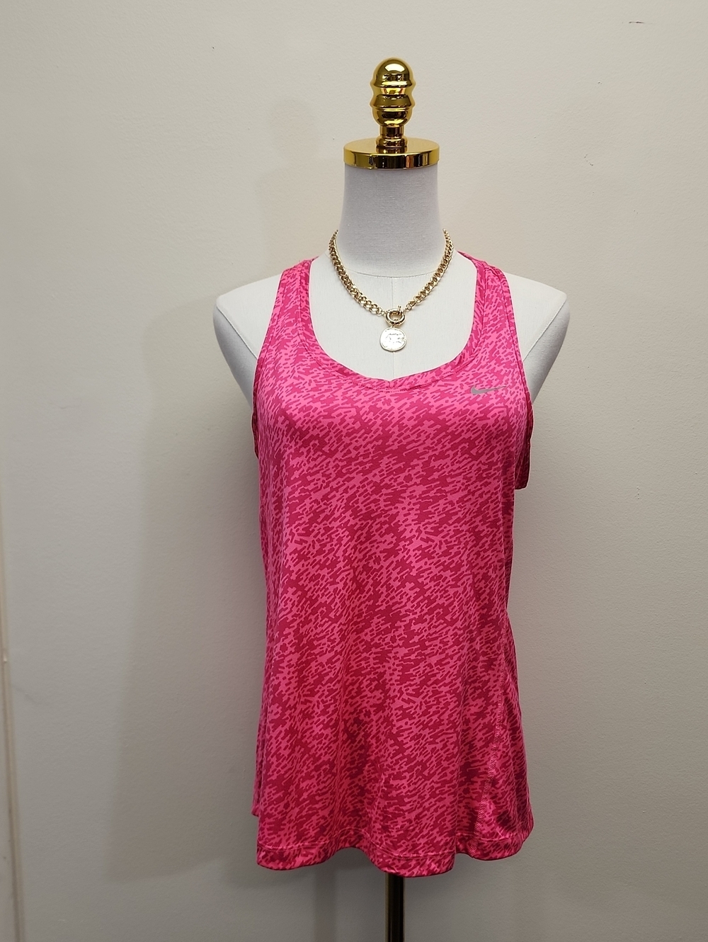 Nike Dri-FIT Hot Pink Racerback Muscle Tank Top Women's Medium